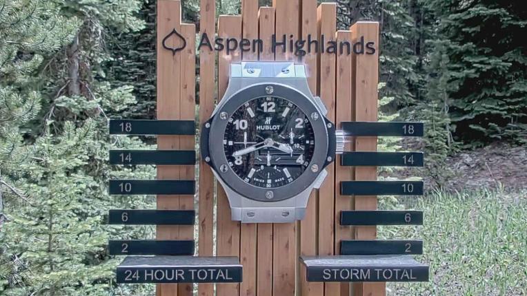 Webcam Aspen Mountain: Snow stake