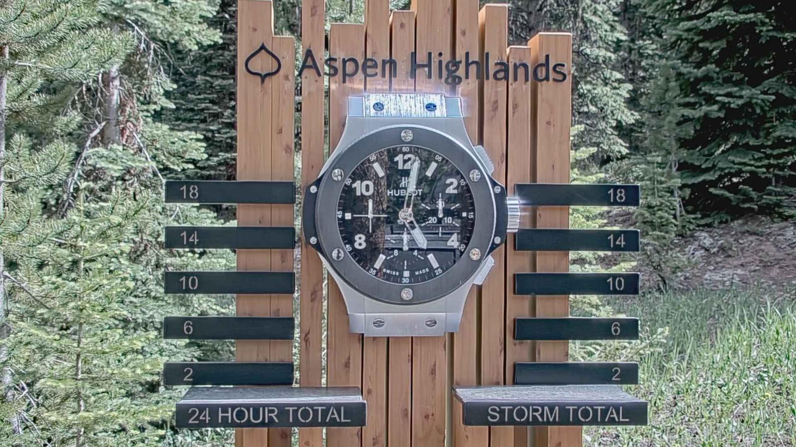 Webcam Aspen Mountain: Snow stake