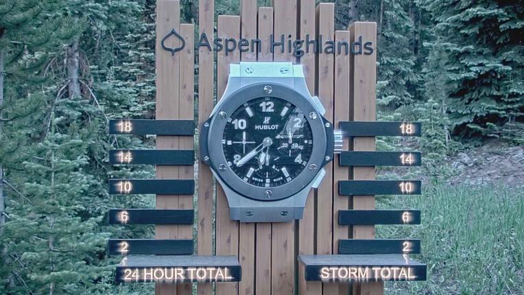Webcam Aspen Mountain: Snow stake