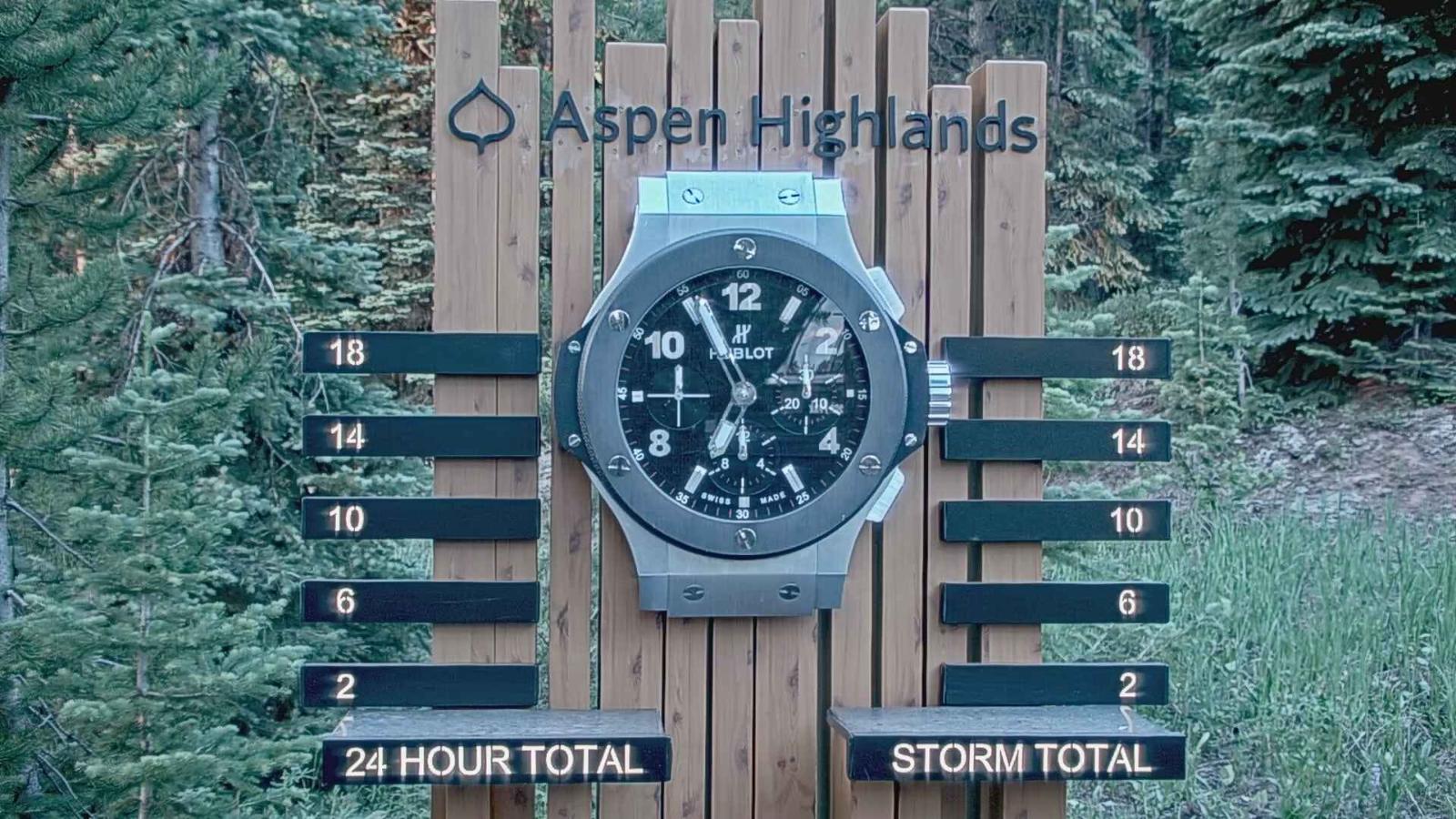 Webcam Aspen Mountain: Snow stake