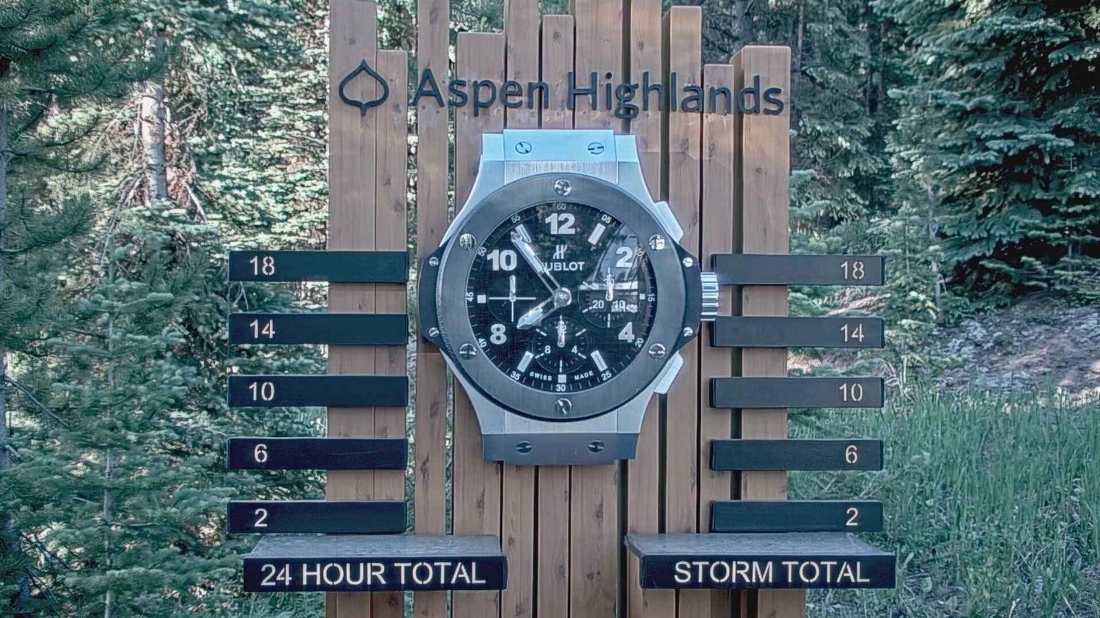 Webcam Aspen Mountain: Snow stake