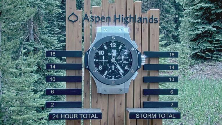 Webcam Aspen Mountain: Snow stake