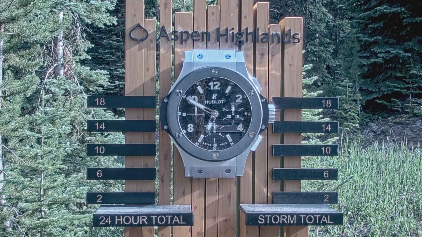 Webcam Aspen Mountain: Snow stake