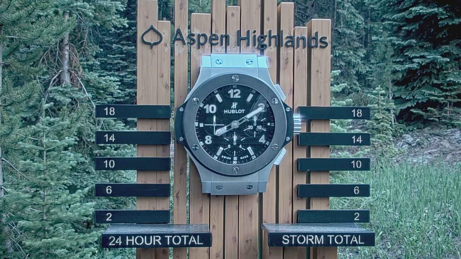 Webcam Aspen Mountain: Snow stake