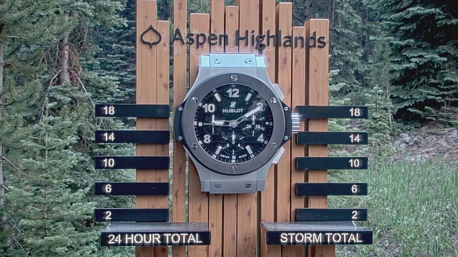 Webcam Aspen Mountain: Snow stake