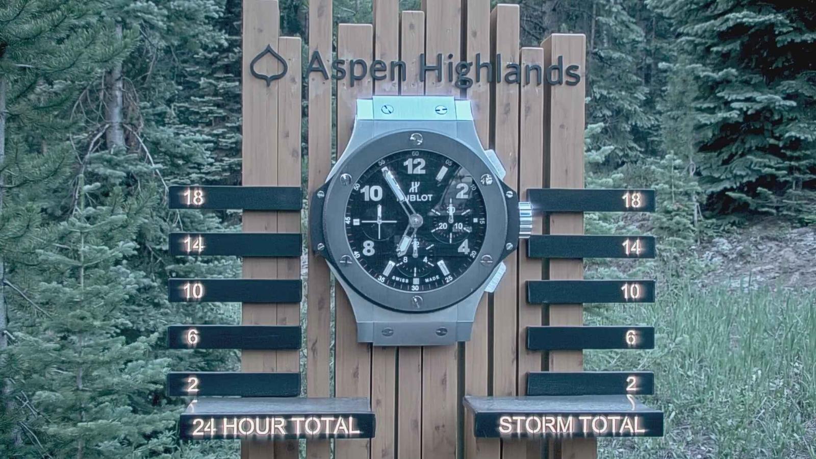 Webcam Aspen Mountain: Snow stake