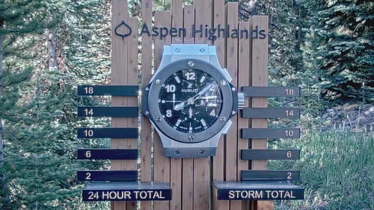 Webcam Aspen Mountain: Snow stake