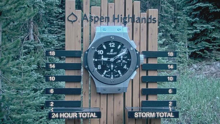 Webcam Aspen Mountain: Snow stake