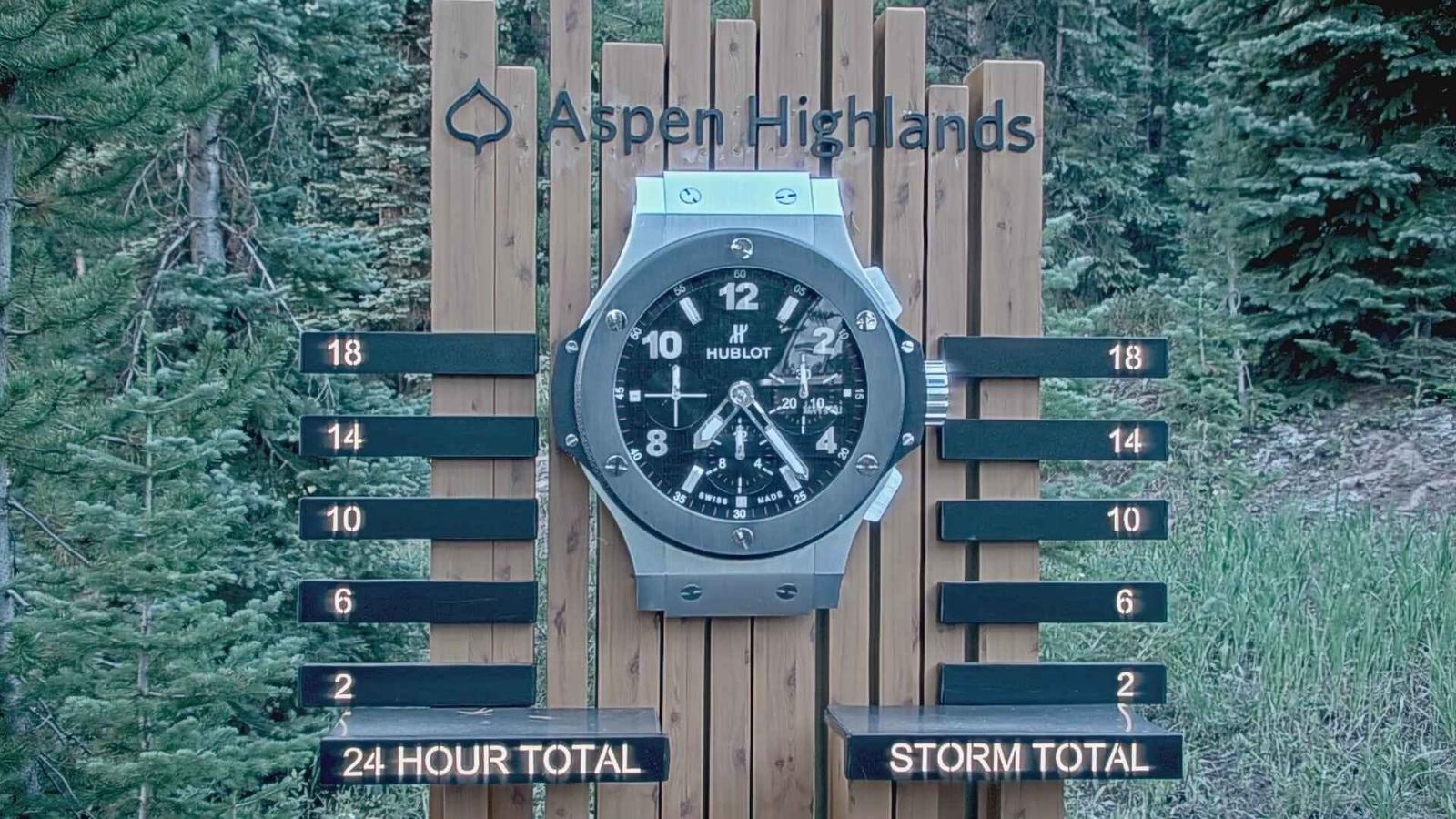Webcam Aspen Mountain: Snow stake