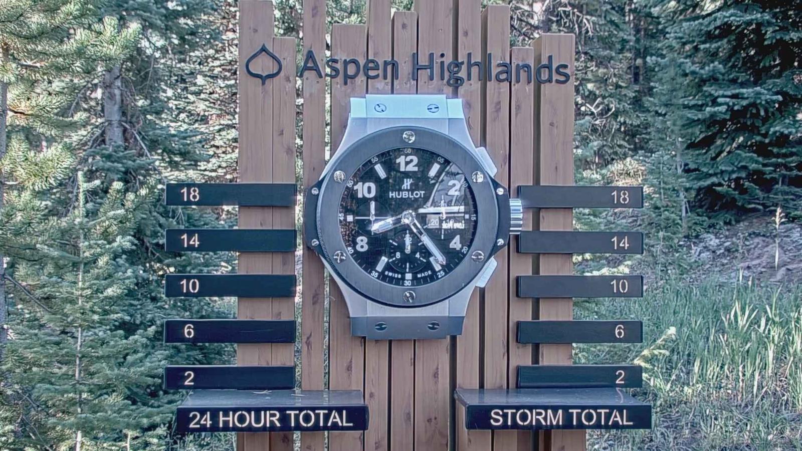 Webcam Aspen Mountain: Snow stake