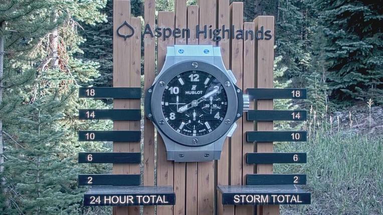 Webcam Aspen Mountain: Snow stake