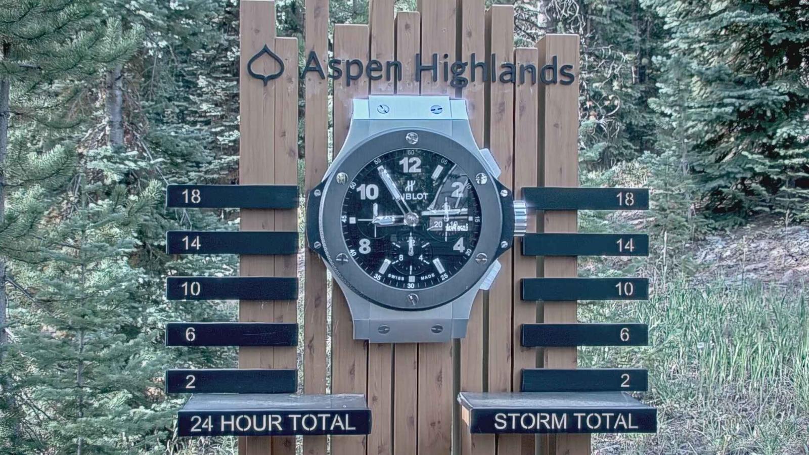 Webcam Aspen Mountain: Snow stake