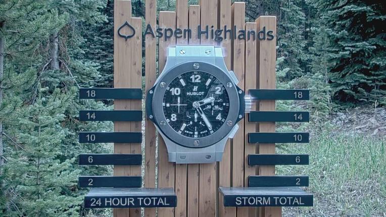 Webcam Aspen Mountain: Snow stake