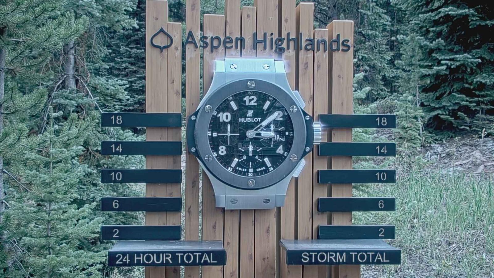 Webcam Aspen Mountain: Snow stake