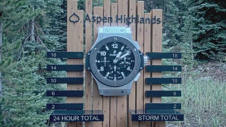 Webcam Aspen Mountain: Snow stake