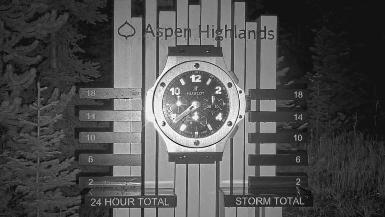 Webcam Aspen Mountain: Snow stake