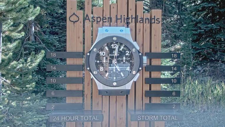 Webcam Aspen Mountain: Snow stake