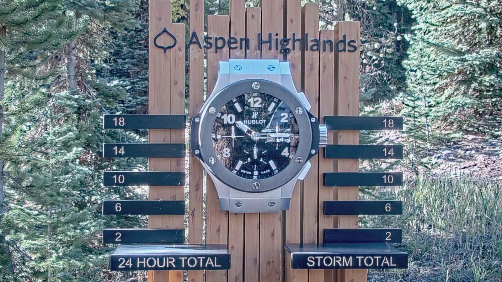 Webcam Aspen Mountain: Snow stake