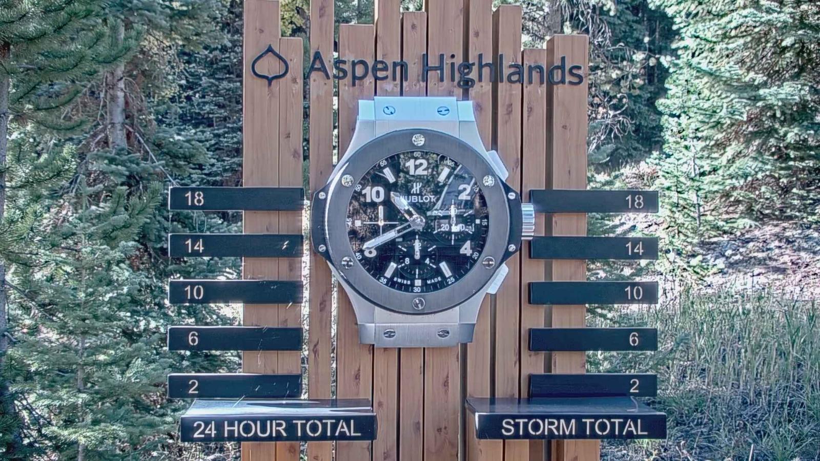 Webcam Aspen Mountain: Snow stake