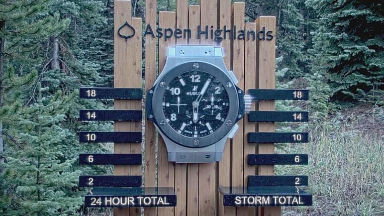 Webcam Aspen Mountain: Snow stake