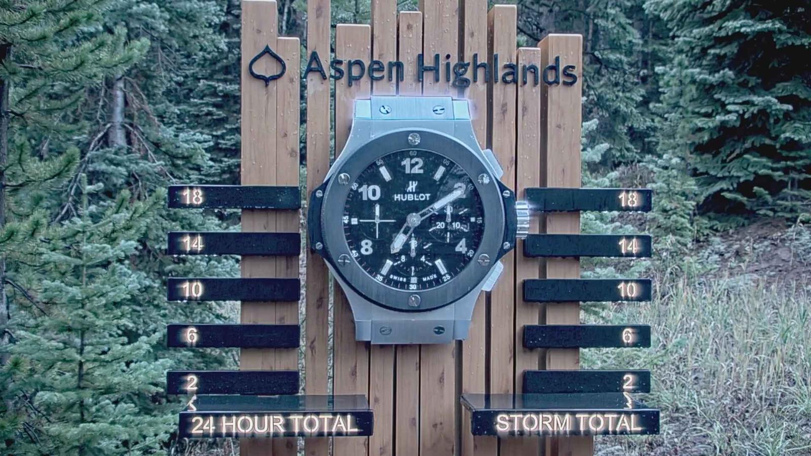 Webcam Aspen Mountain: Snow stake