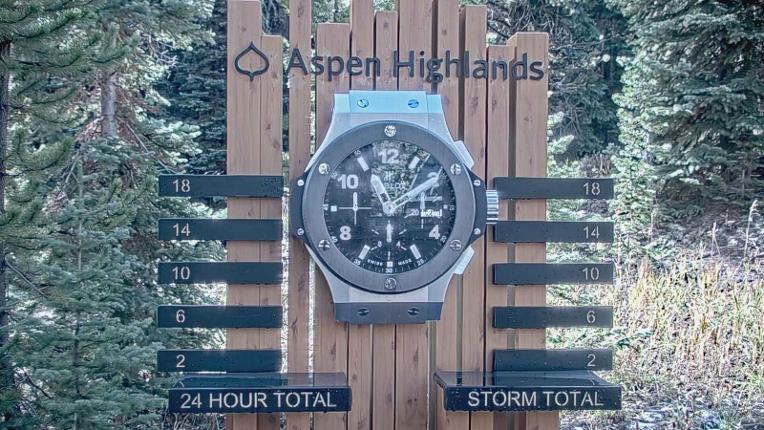 Webcam Aspen Mountain: Snow stake