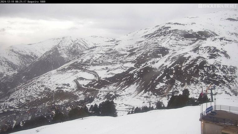 Webcam Baqueira Beret: Vista a Val dAran