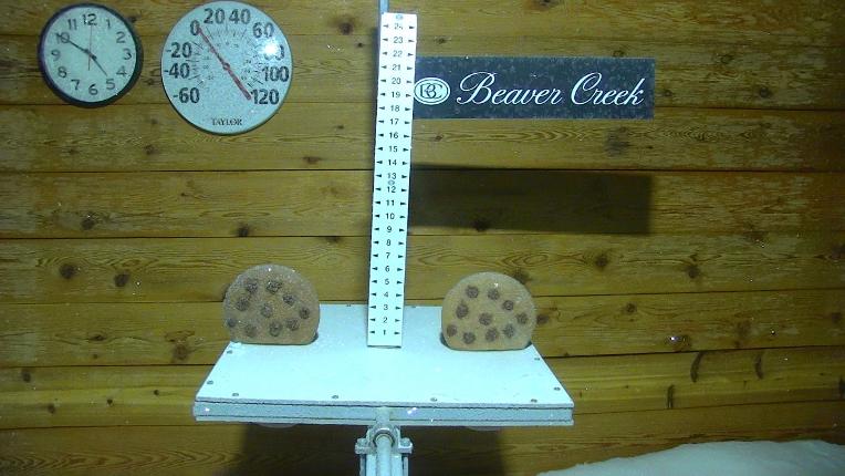 Webcam Beaver Creek: Snow stake