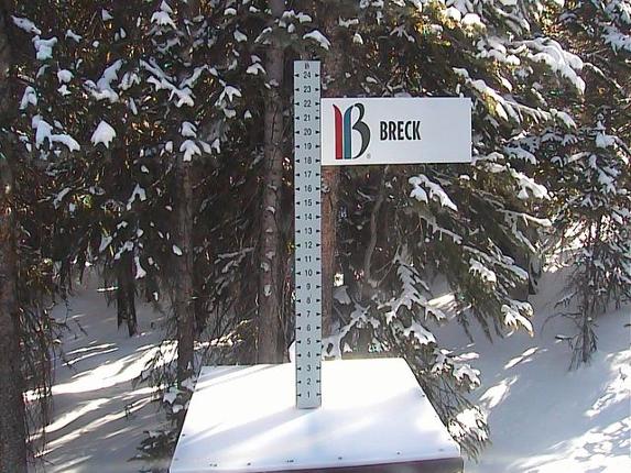 Webcam Breckenridge: Snow stake