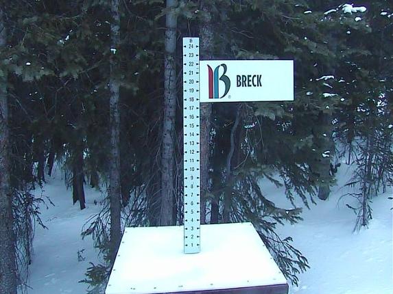 Webcam Breckenridge: Snow stake
