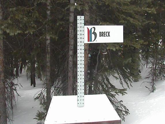Webcam Breckenridge: Snow stake