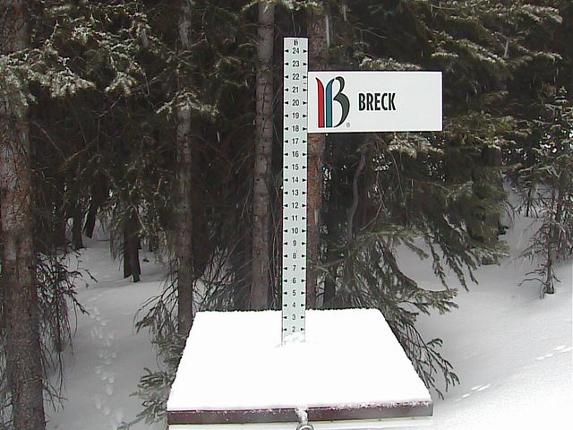 Webcam Breckenridge: Snow stake