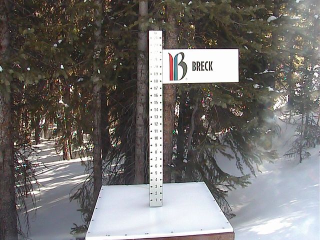 Webcam Breckenridge: Snow stake