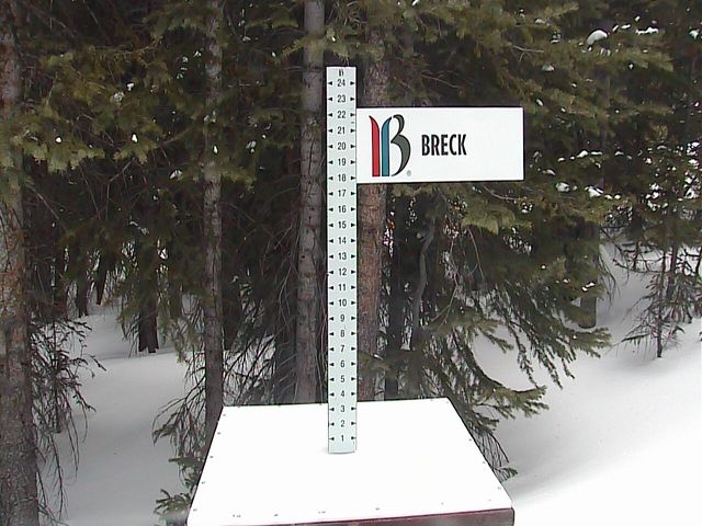 Webcam Breckenridge: Snow stake