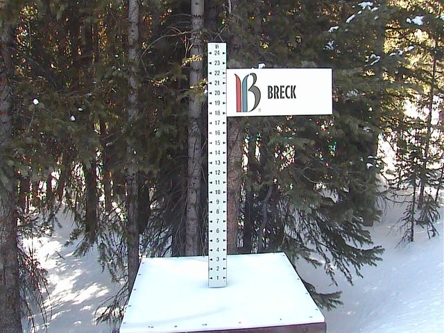Webcam Breckenridge: Snow stake