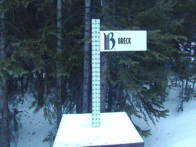 Webcam Breckenridge: Snow stake