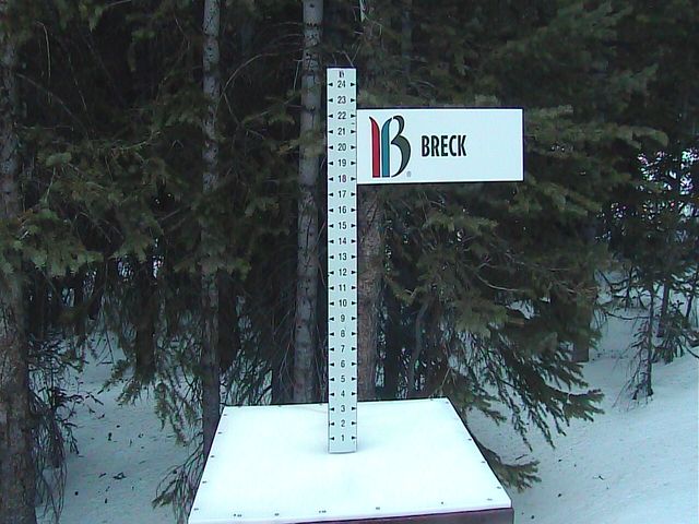 Webcam Breckenridge: Snow stake