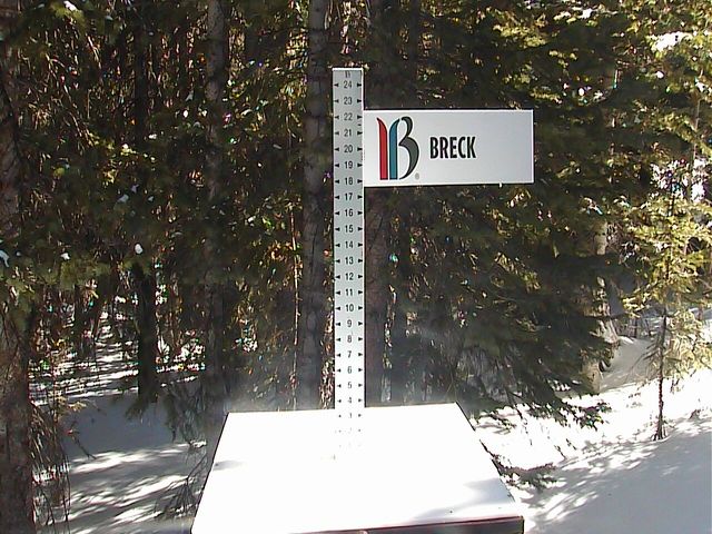 Webcam Breckenridge: Snow stake