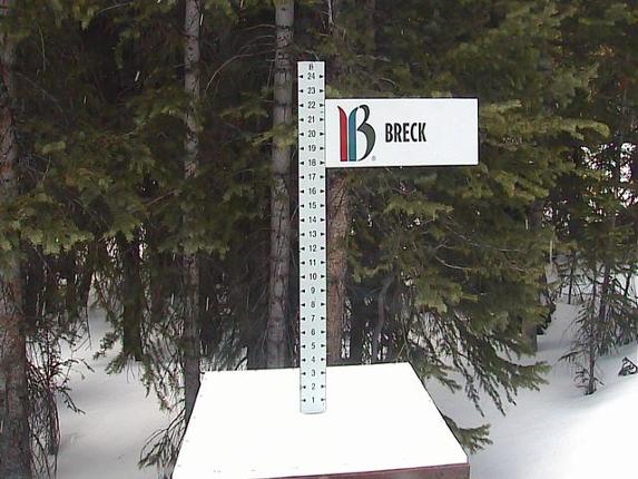 Webcam Breckenridge: Snow stake