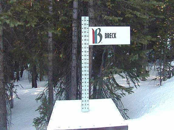 Webcam Breckenridge: Snow stake