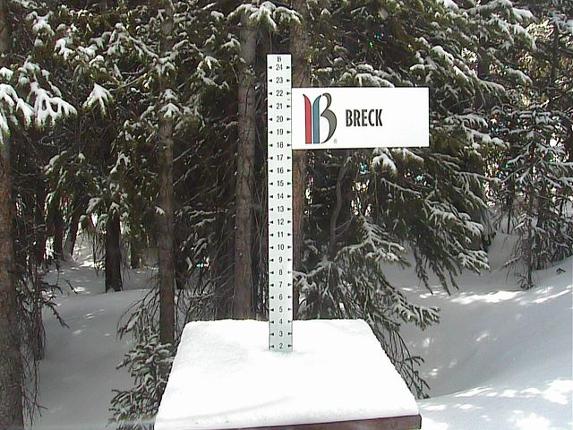 Webcam Breckenridge: Snow stake