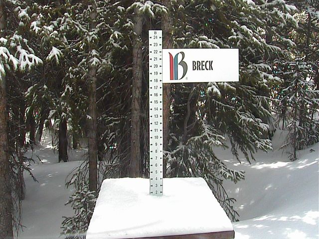 Webcam Breckenridge: Snow stake