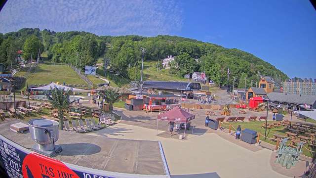 Webcam Bromont: Lift Express du Village
