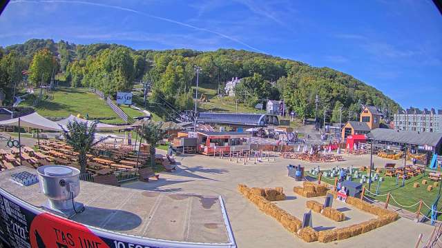 Webcam Bromont: Lift Express du Village
