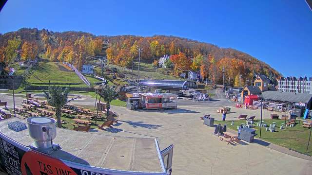 Webcam Bromont: Lift Express du Village