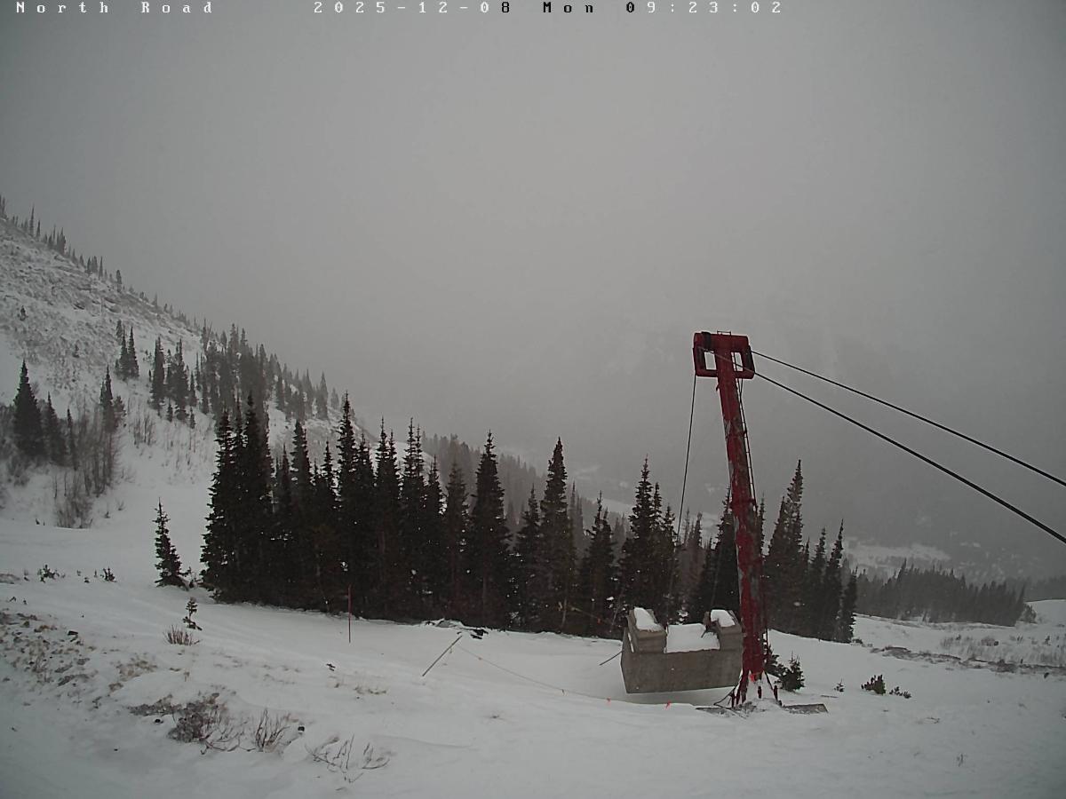 Webcam Castle Mountain: North Road