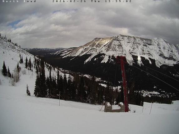 Webcam Castle Mountain: North Road