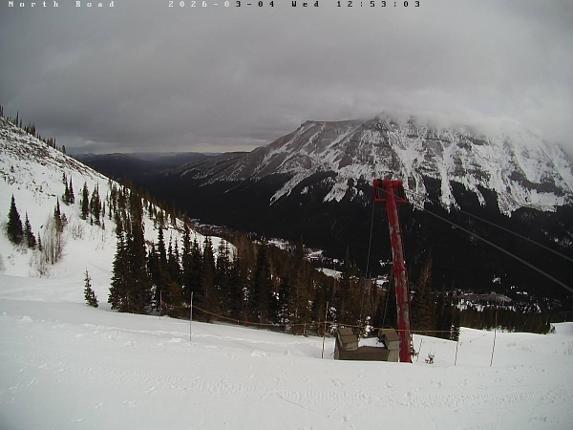 Webcam Castle Mountain: North Road