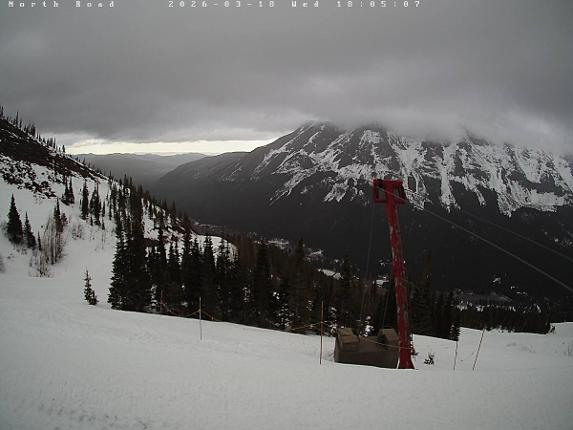 Webcam Castle Mountain: North Road