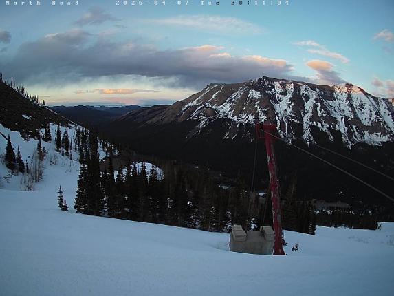Webcam Castle Mountain: North Road